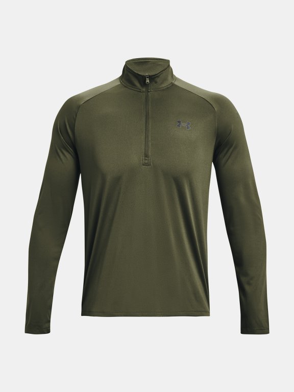 Футболка Under Armour UA Tech 2.0 1/2 Zip-GRN