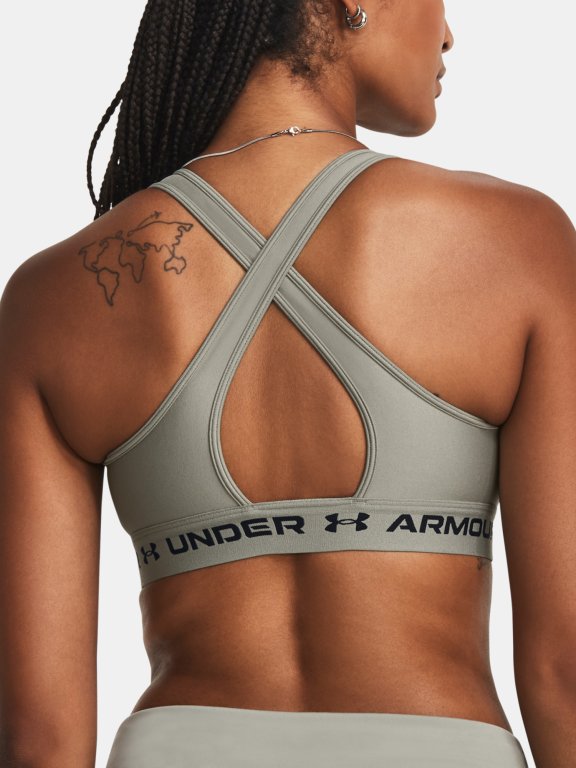 Бюстгальтер Under Armour Crossback Mid Bra W - зелений