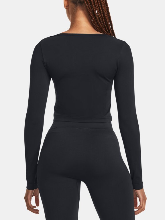 Футболка Under Armour UA Train Seamless LS-BLK
