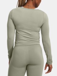 Tričko Under Armour Train Seamless LS W - zelená