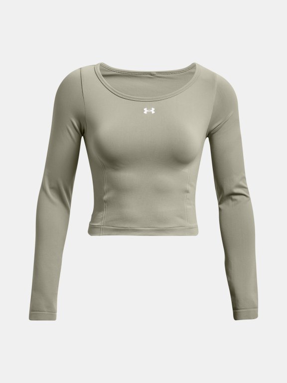 Tričko Under Armour Train Seamless LS W - zelená