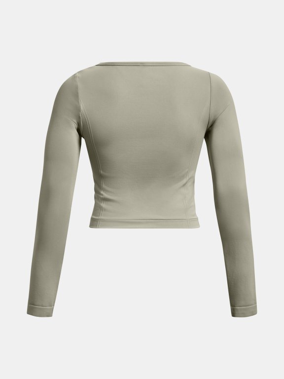Tričko Under Armour Train Seamless LS W - zelená