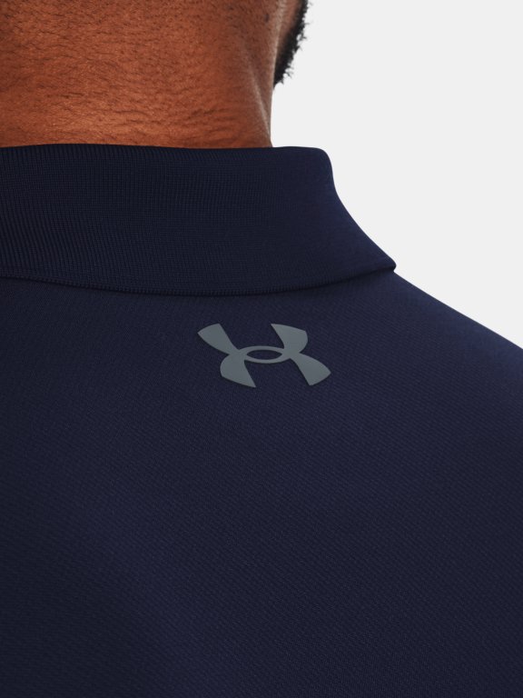 Футболка Under Armour UA Performance 3.0 LS Polo-BLU