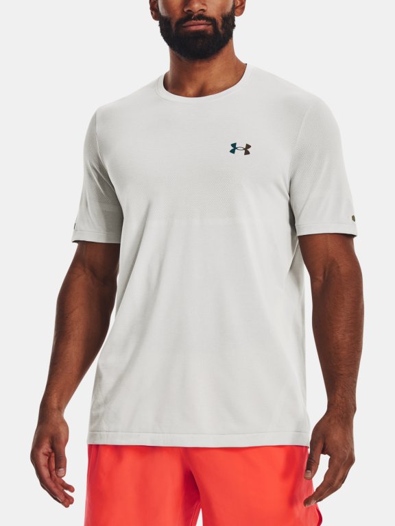Футболка Under Armour UA Rush Seamless Legacy SS-WHT