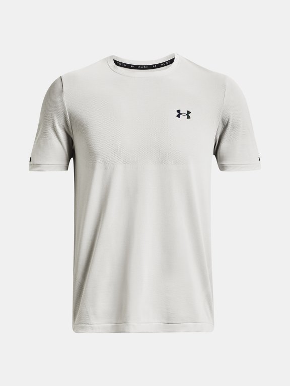 Футболка Under Armour UA Rush Seamless Legacy SS-WHT