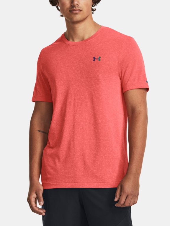 Tričko Under Armour UA Rush Seamless Legacy SS-RED