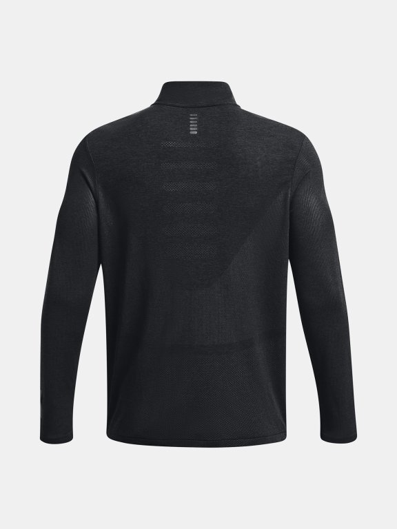 Футболка Under Armour UA SEAMLESS STRIDE 1/4 ZIP-BLK