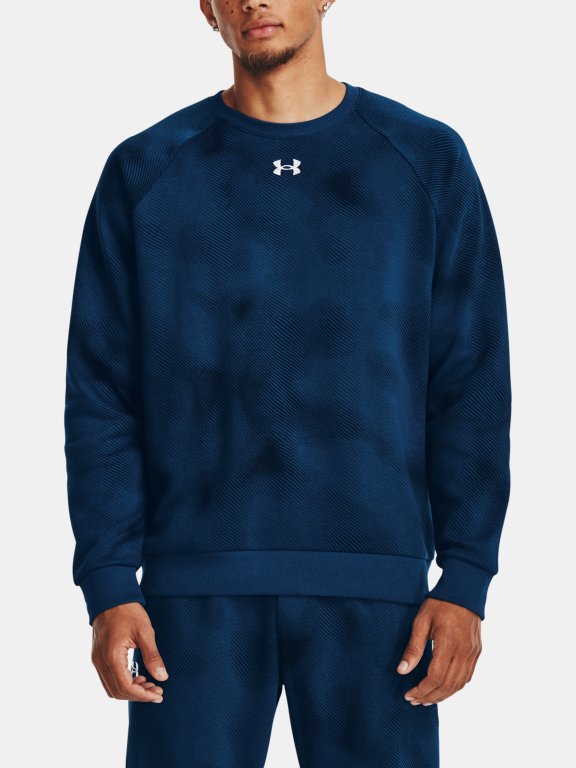 Світшот Under Armour UA Rival Fleece Printed Crew M - синій
