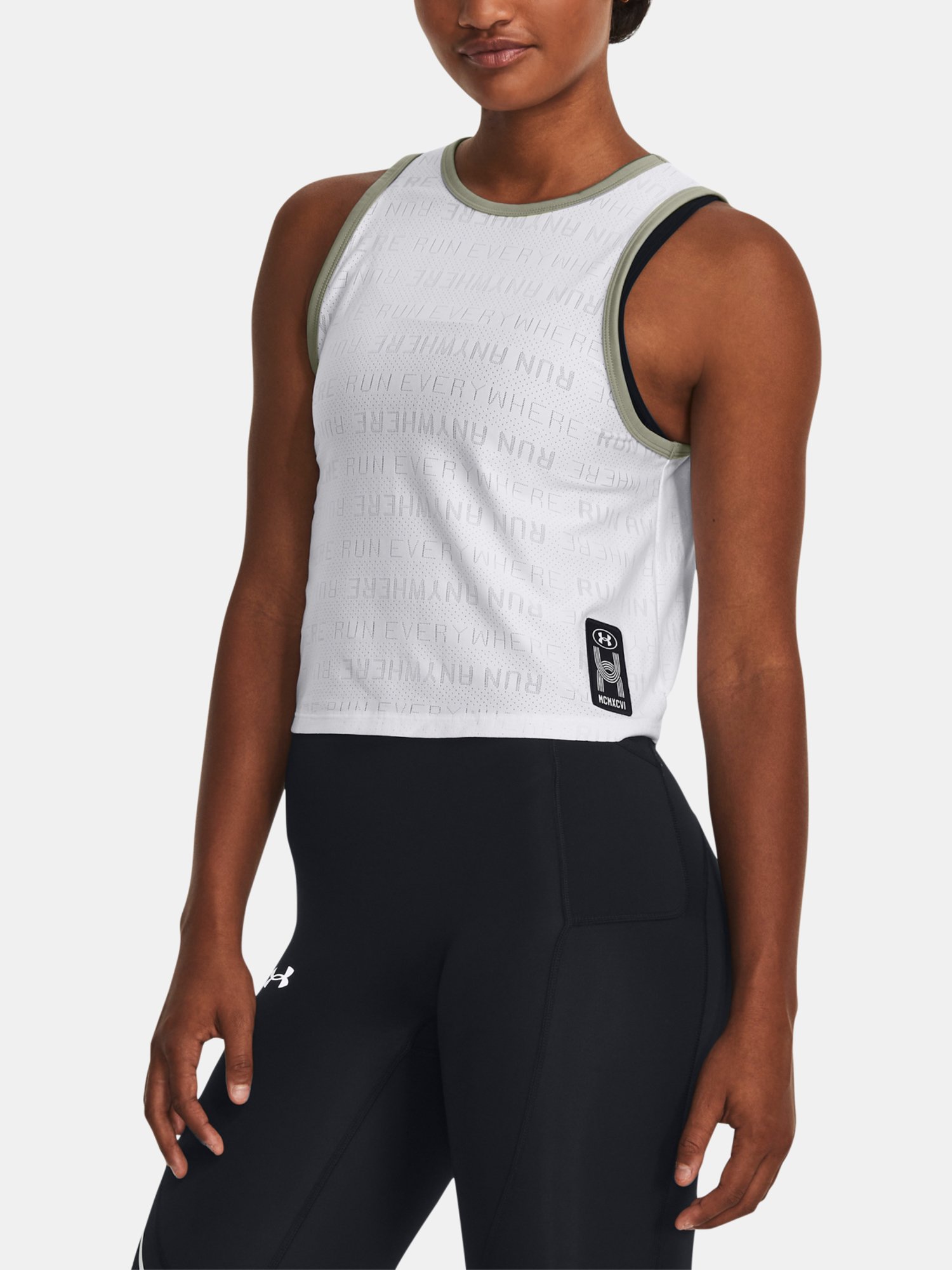 Under Armour Tílko Under Armour Run Anywhere Tank-WHT - Sportovna