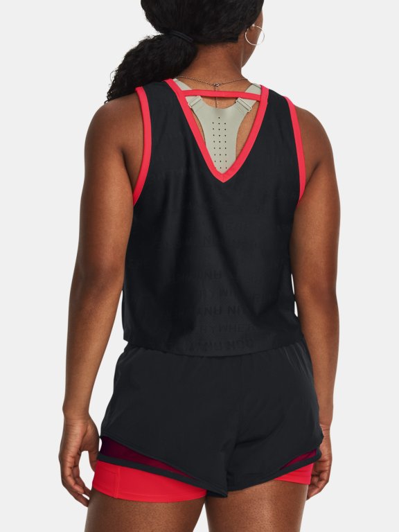 Tielko Under Armour Run Anywhere Tank - čierna