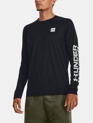 Футболка Under Armour UA Tech Prt Fill LS M - чорна