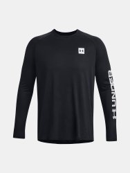 Футболка Under Armour UA Tech Prt Fill LS M - чорна