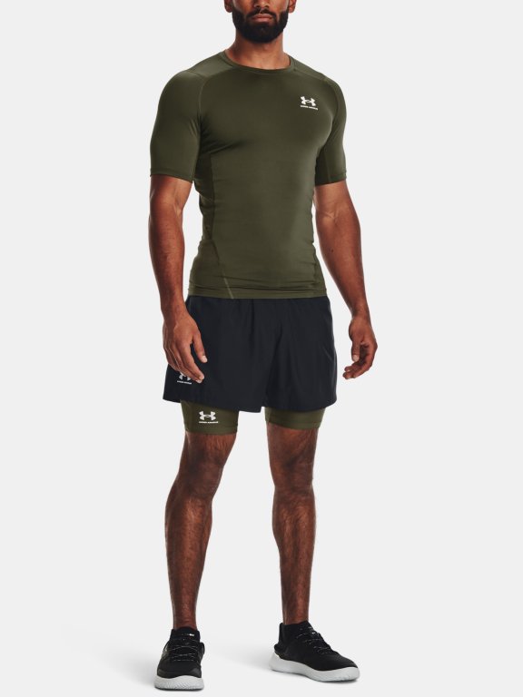 Футболка Under Armour UA HG Armour Comp SS M - зелена