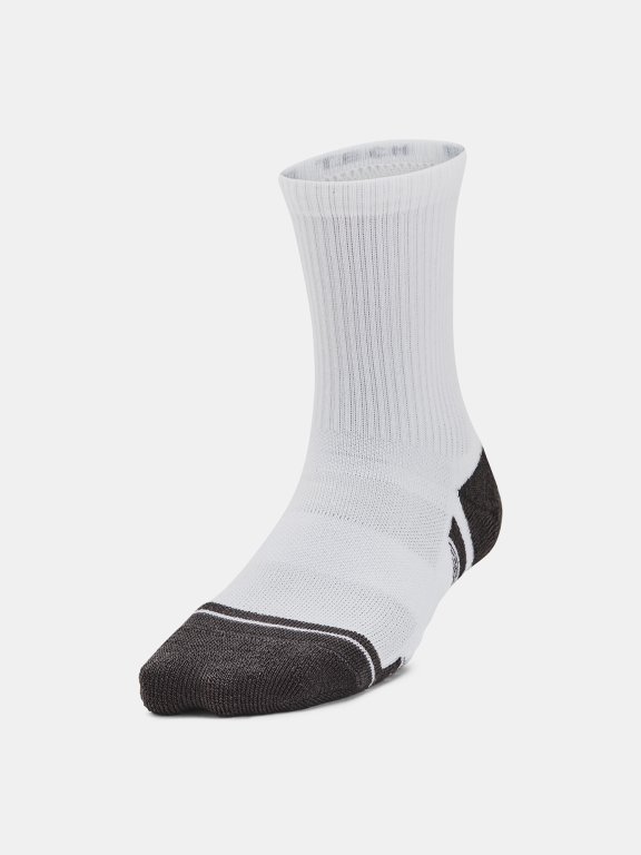 Шкарпетки Under Armour Y UA Perform Tech 3p Crew-WHT