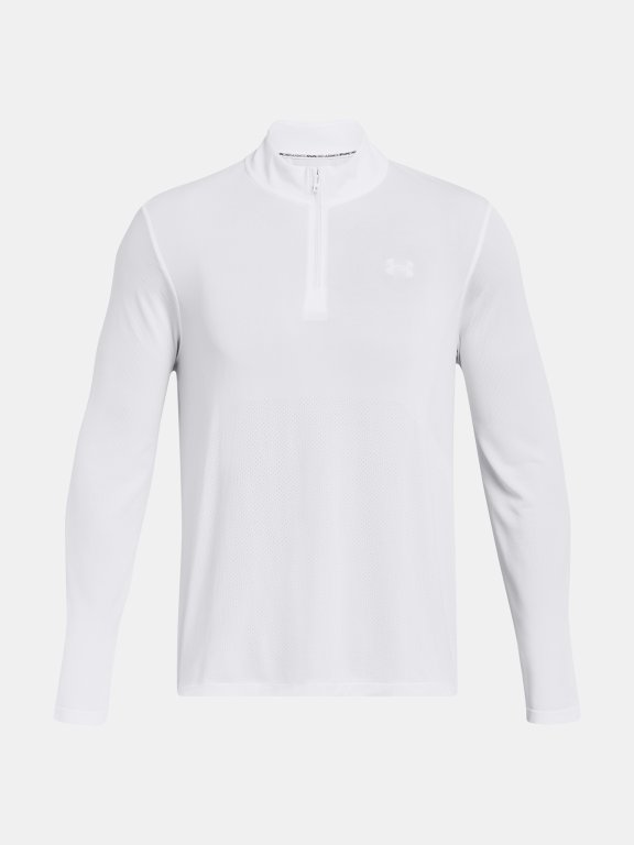 Футболка Under Armour Seamless Stride 1/4 ZIP M - біла