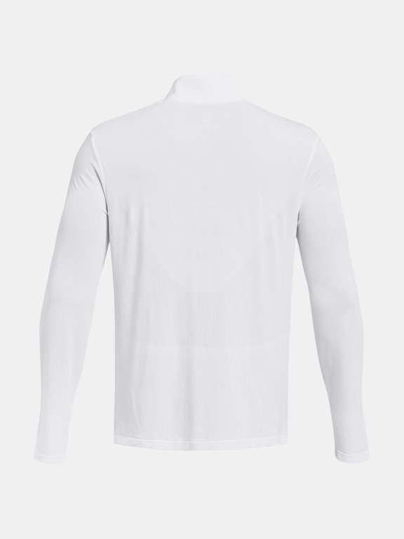 Футболка Under Armour Seamless Stride 1/4 ZIP M - біла