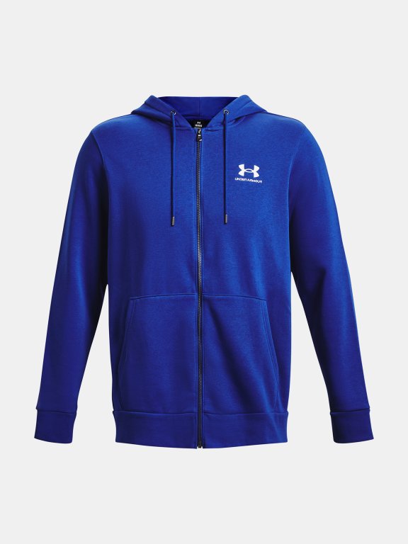 Кофта Under Armour UA Essential Fleece FZ Hood-BLU