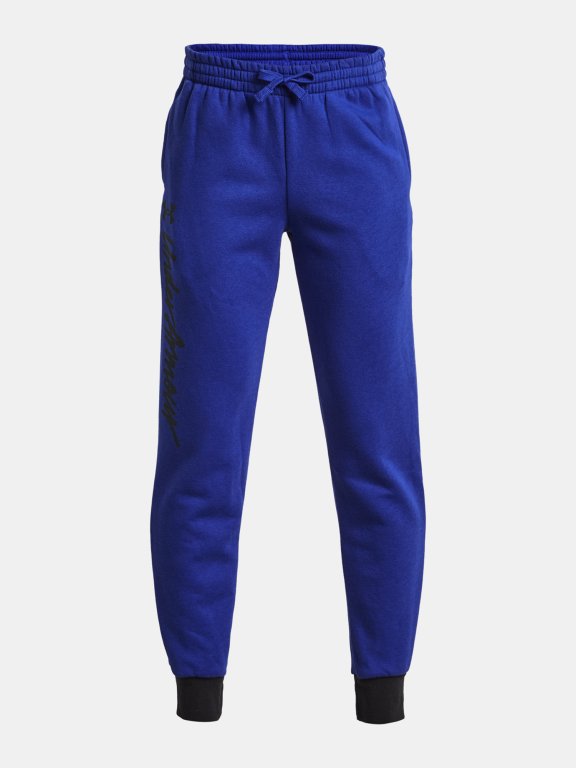 Штани Under Armour UA Rival Fleece Script Jgrs-BLU