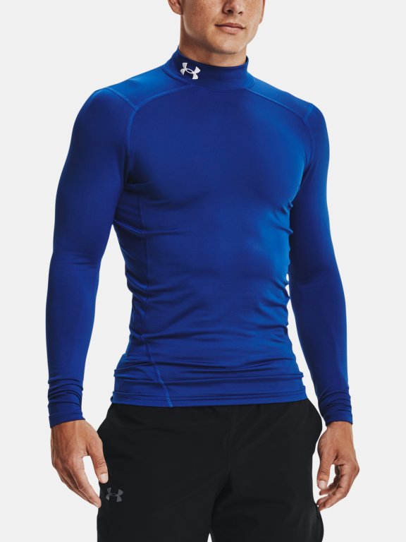 Футболка Under Armour CG Armour Comp Mock M - синя