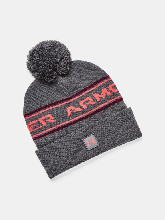 Шапка Under Armour UA Pom Beanie M - сіра
