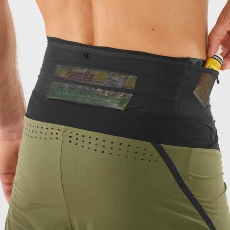 Шорти Salomon S LAB Ultra 2IN1 Short M - зелений/чорний