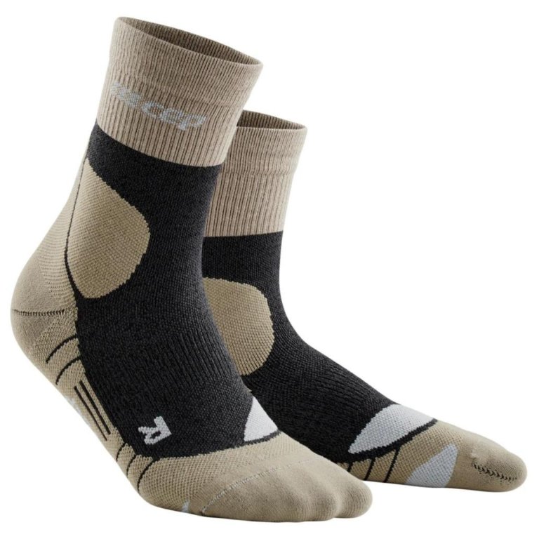 Шкарпетки CEP Merino W - бежеві