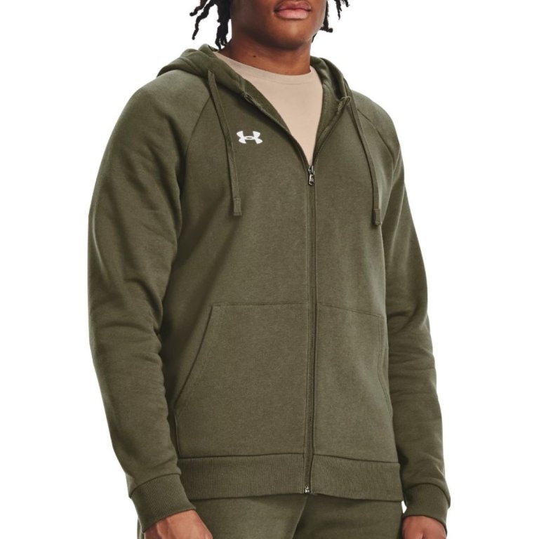 Худі Under Armour Rival Fleece FZ Hoodie M - зелений