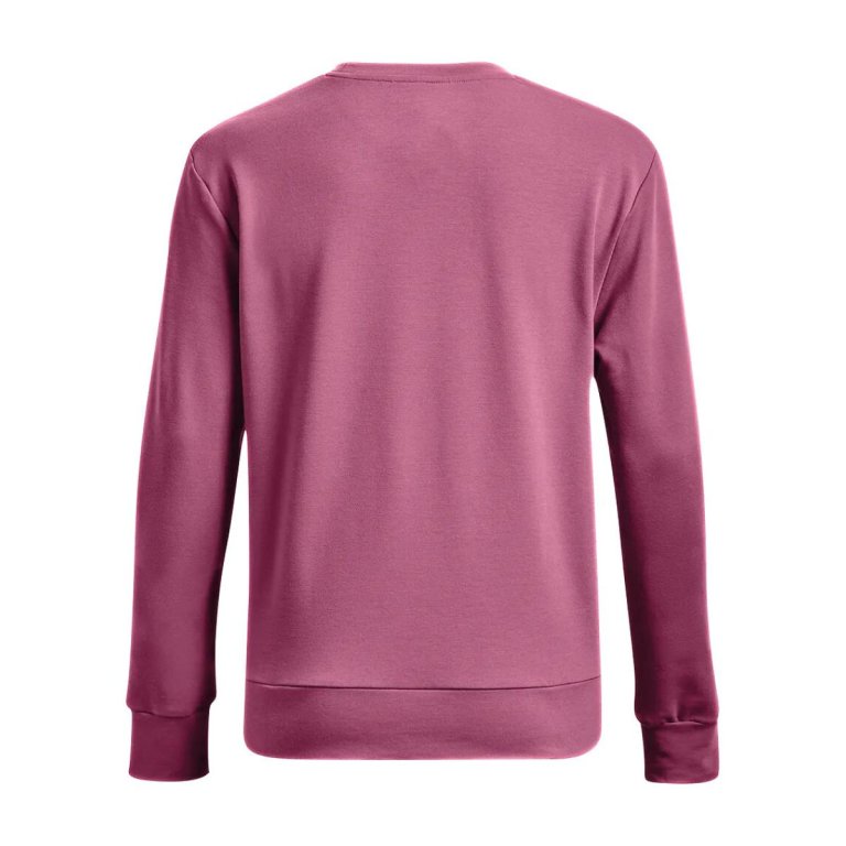 Футболка Under Armour Rival Terry Crew W - рожева
