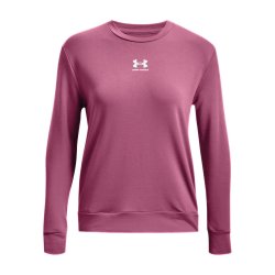 Футболка Under Armour Rival Terry Crew W - рожева
