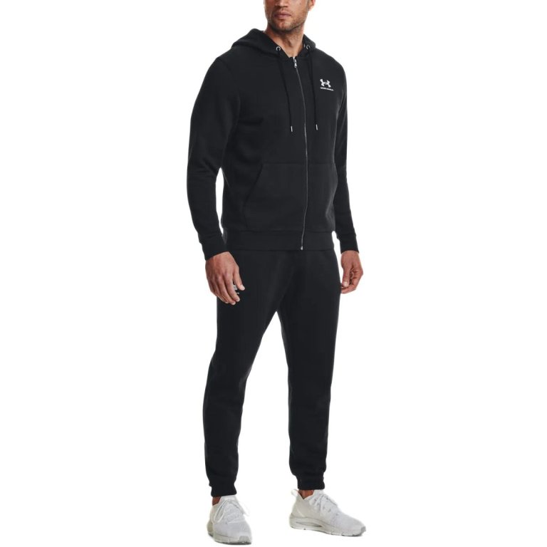 Кофта Under Armour UA Essential Fleece FZ Hood M - чорна