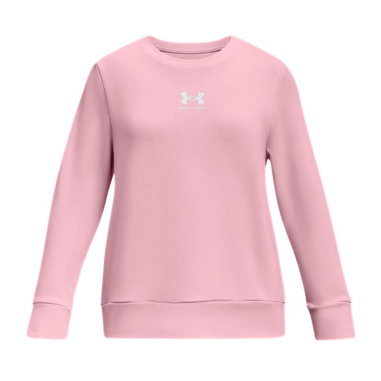 Кофта Under Armour UA Rival Terry Crew J - рожевий