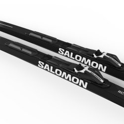 Běžky Salomon RC7 + Vázání Shift BDG - černá/modrá