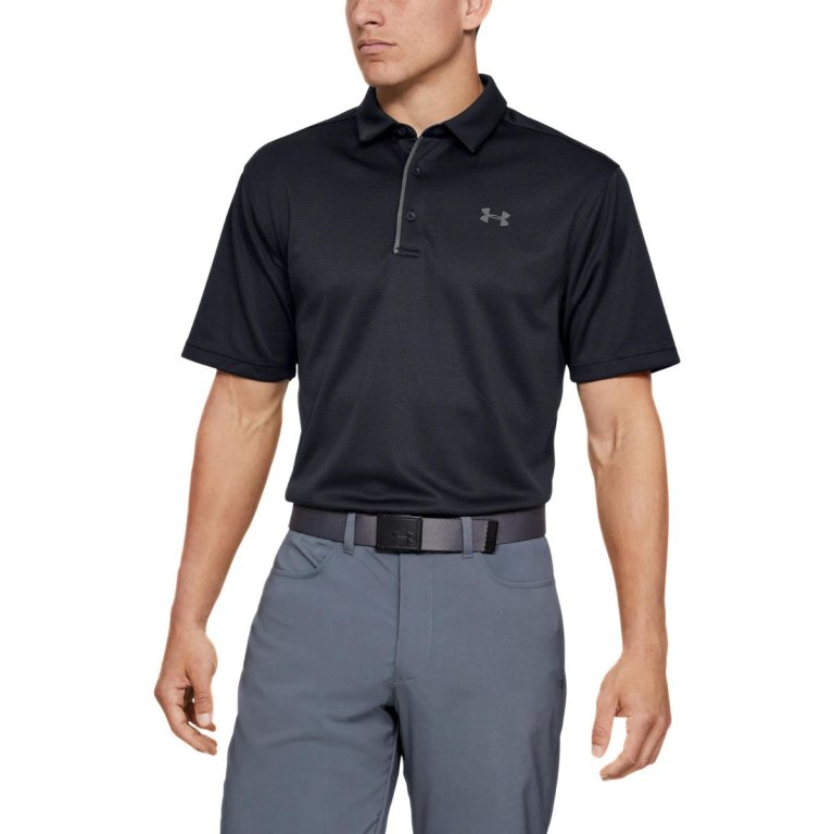 Футболка Under Armour Tech Polo M - чорна