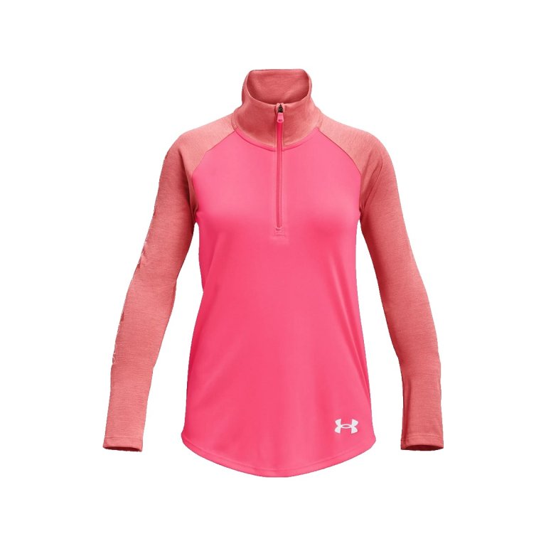 Футболка Under Armour Tech Graphic 1/2 Zip J - рожева