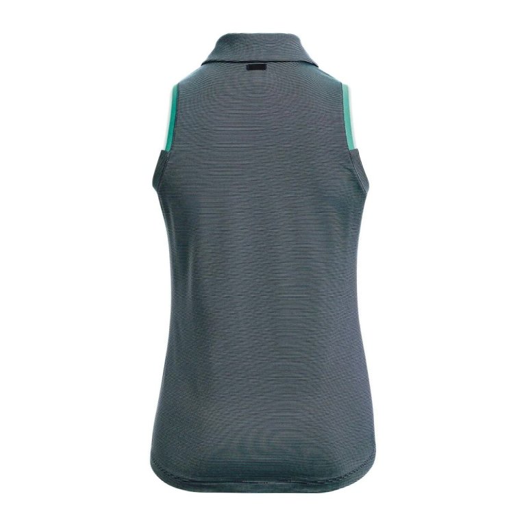 Майка Under Armour UA Zinger Point Slvls Polo W - синя