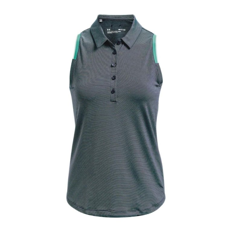Майка Under Armour UA Zinger Point Slvls Polo W - синя