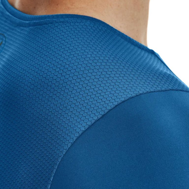 Tričko Under Armour UA Rush 2.0 Vent SS M - modrá