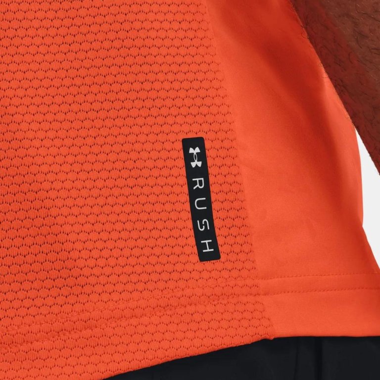 Футболка Under Armour UA Rush 2.0 Emboss SS M - помаранчева