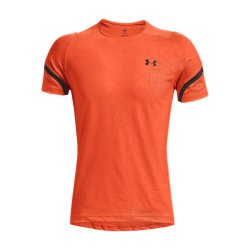 Футболка Under Armour UA Rush 2.0 Emboss SS M - помаранчева