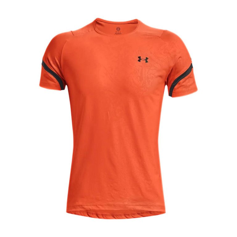 Футболка Under Armour UA Rush 2.0 Emboss SS M - помаранчева