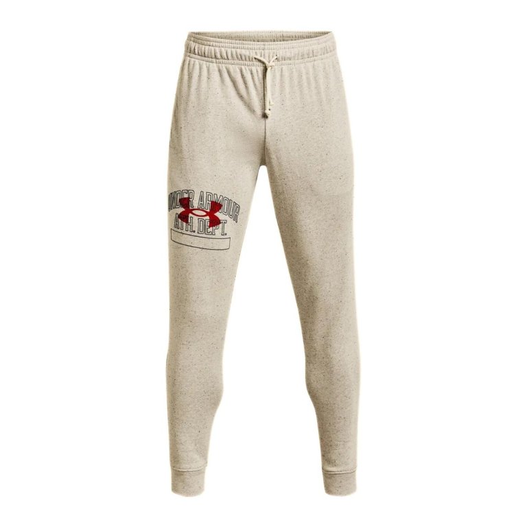 Tepláky Under Armour UA Rival Try Athlc Dept Jggr M - béžová