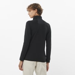 Світшот Salomon Essential Lightwarm HZ W - чорний