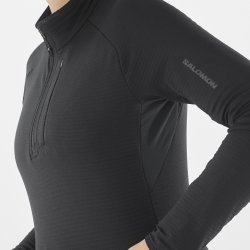 Світшот Salomon Essential Lightwarm HZ W - чорний