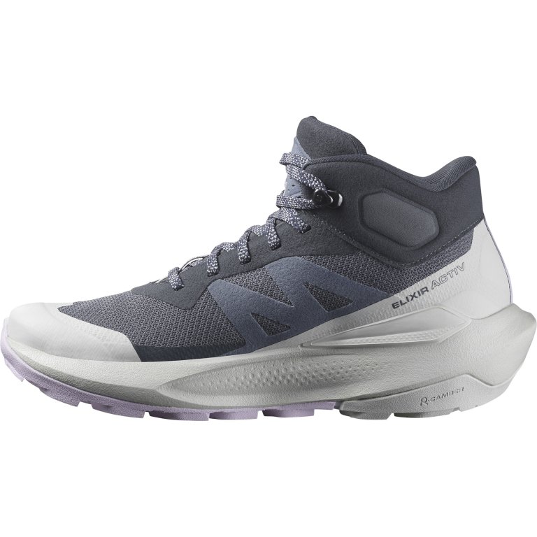 Взуття Salomon Elixir Activ Mid GTX W - сіре / бежеве