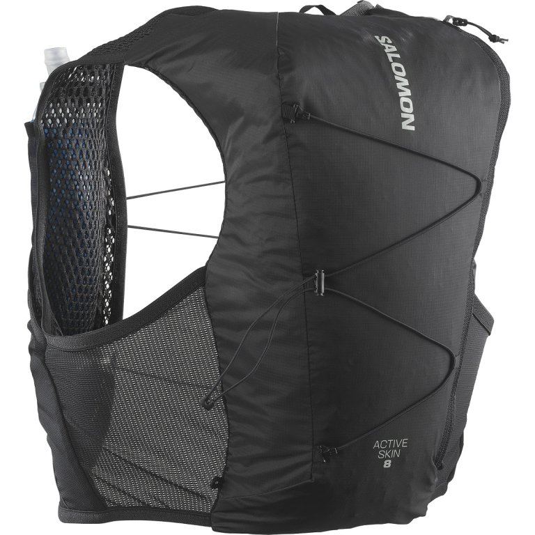 Рюкзак Salomon Active Skin 8 з флягами - чорний
