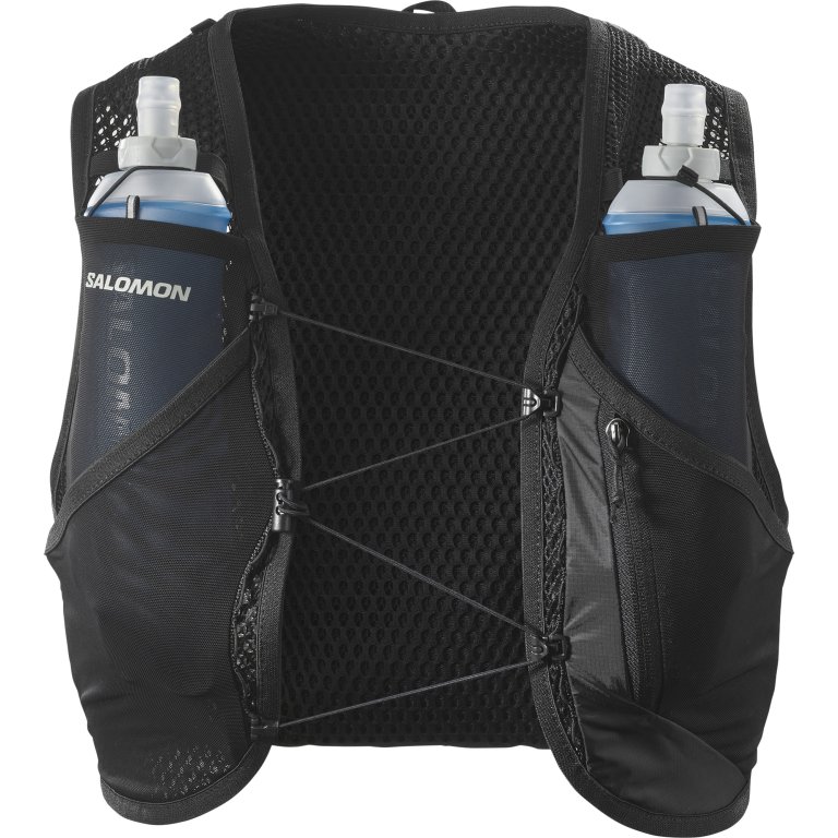 Рюкзак Salomon Active Skin 8 з флягами - чорний