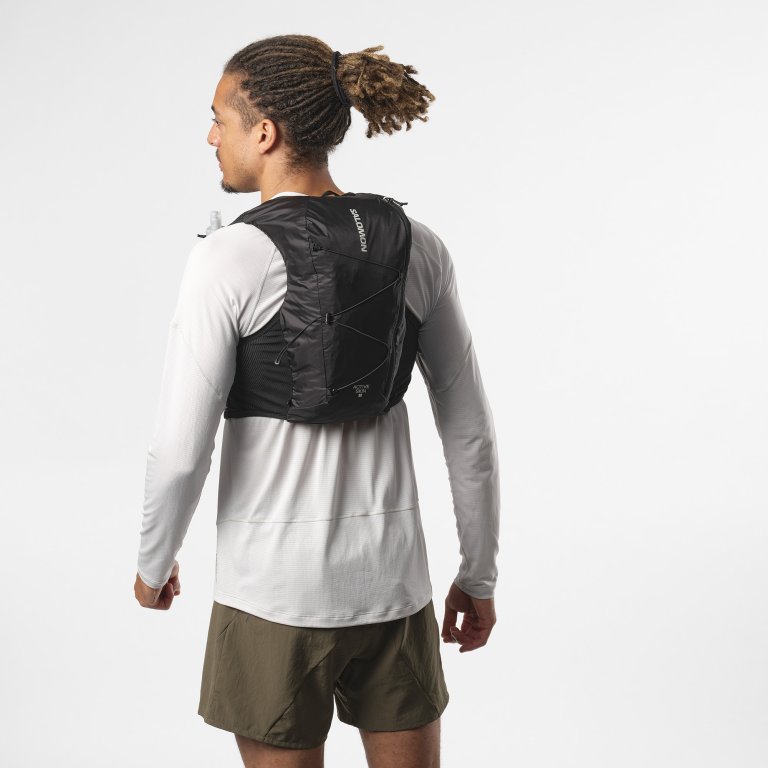 Рюкзак Salomon Active Skin 8 з флягами - чорний