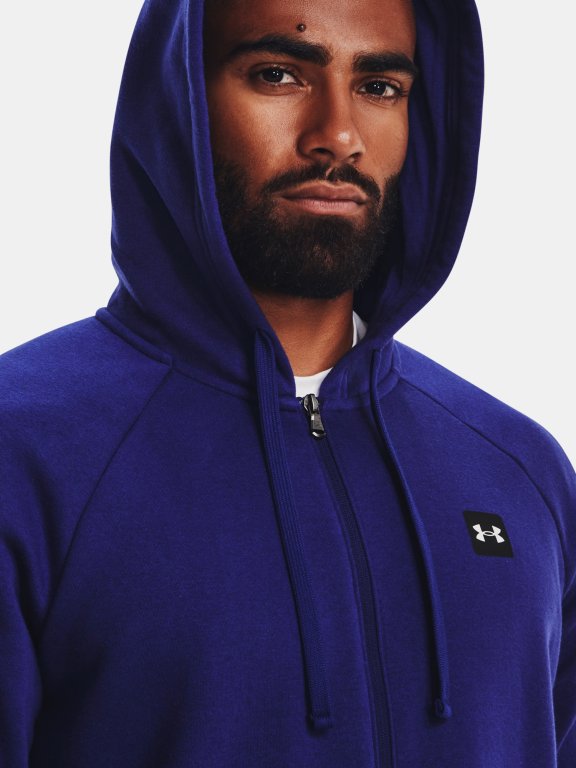 Mikina Under Armour UA Rival Fleece FZ Hoodie-BLU