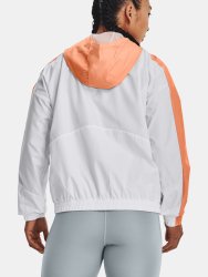 Bunda Under Armour UA Rush Woven FZ Jacket W - biela