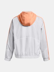 Bunda Under Armour UA Rush Woven FZ Jacket W - biela